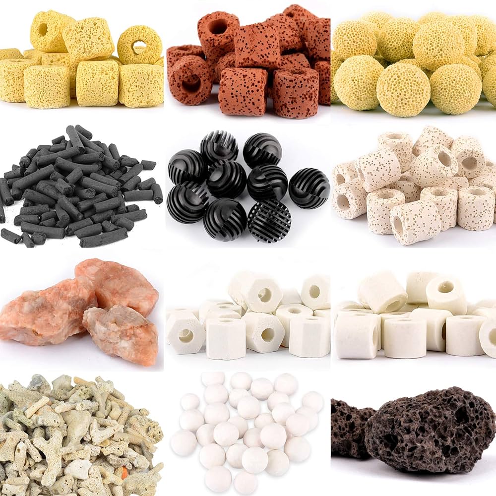 水槽用品 timtamtom Amazon.com : Mei Ting Aquarium Filter Media: 12-in-1 Bio